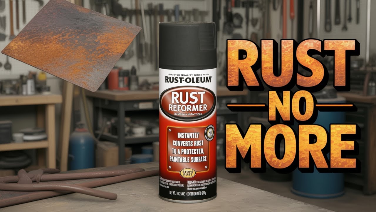 Fix RUST Fast with Rust-Oleum Rust Reformer Spray!