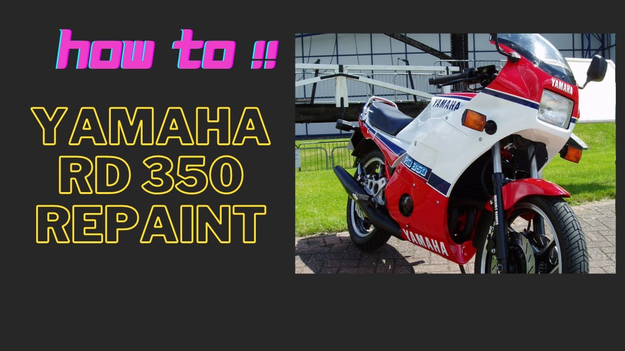 Yamaha Rd350 f1 YPVS repaint part 1