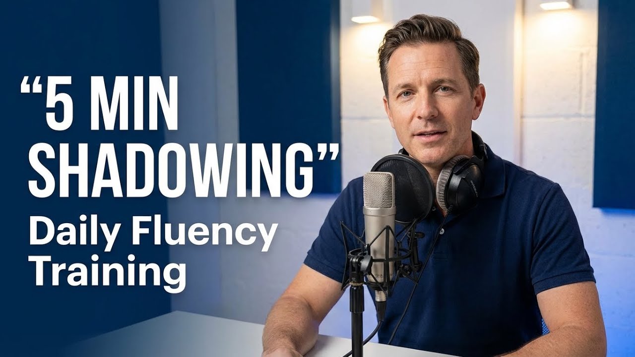 Shadowing Practice — Speak English Fluently in 5 Minutes a Day - YouTube