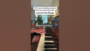 Thumbnail of Lord of the Rings wedding song! #lotr #lordoftherings #wedding #piano