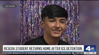 Reseda student returns home after ICE detention