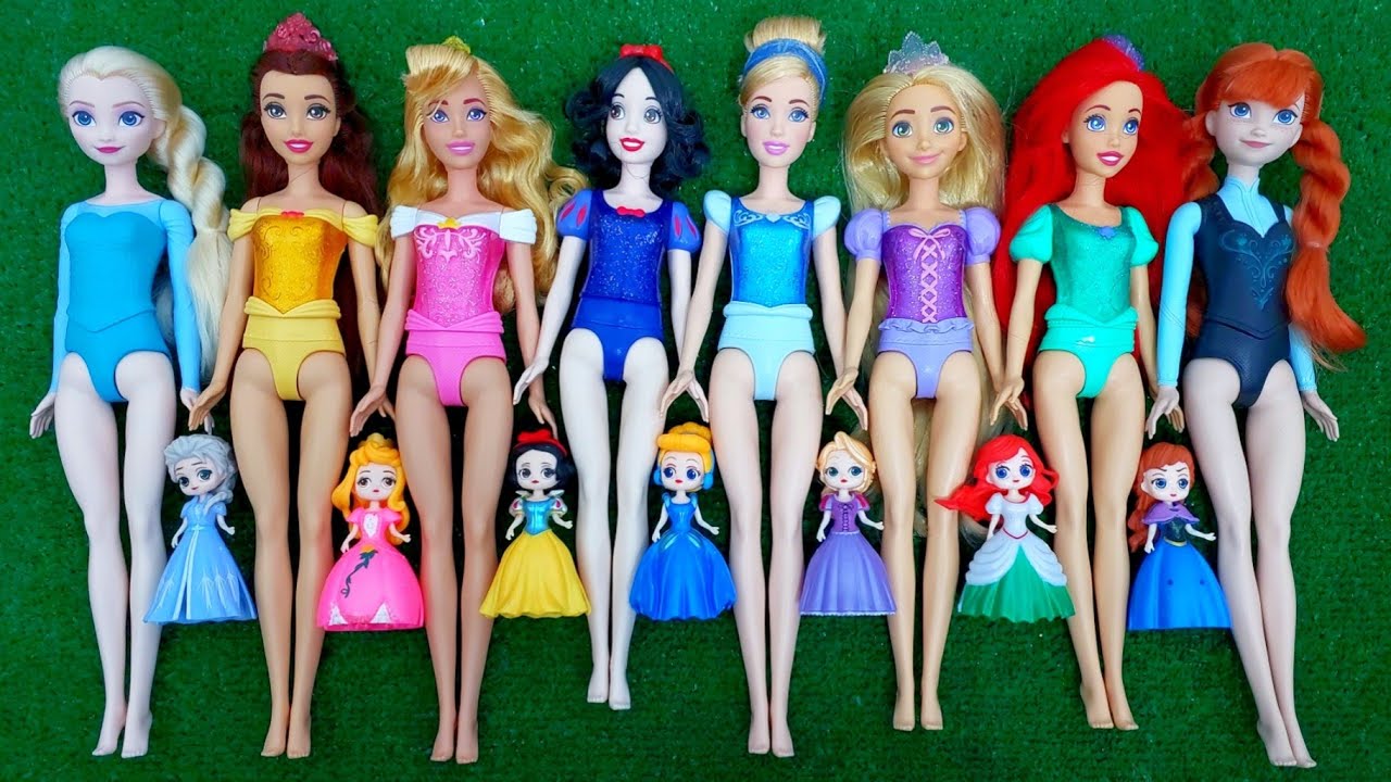 Cute Miniatures Disney Princess Frozen ELSA & Annall! elsa satisfying [ Unboxing ASMR