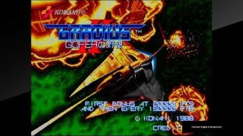 [Extremely Hard] GRADIUS Ⅱ Arcade 1 Loop No Miss All Clear