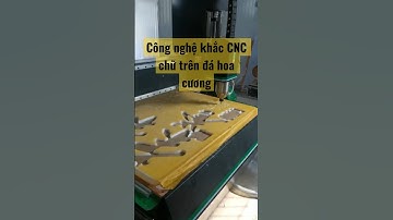 Công nghên khắc CNC chữ trên đá hoa cương #cnc #cnclaser #cncmachine #baohodanang