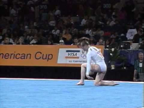 Irina Yevdokimova Floor Exercise 1998 Visa American Cup 