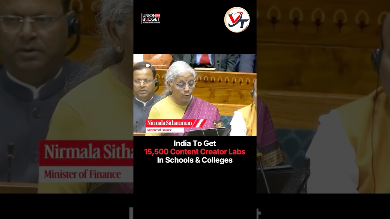 India 9th budget for content creators | content creators lab in school or college 