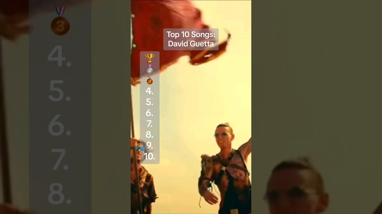 top 10 songs of david guetta 🔥