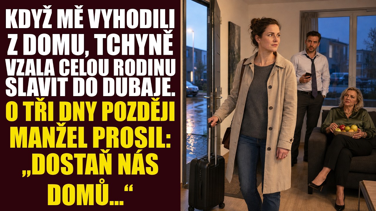 Manžel mi večer před odletem do Dubaje položil moji černou firemní kartu na stůl a řekl: „Zítra začínám úplně nový život.“ Neznal pravdu o tom, kdo jsem. Ani o tom, že má milenka, která mu slíbila...