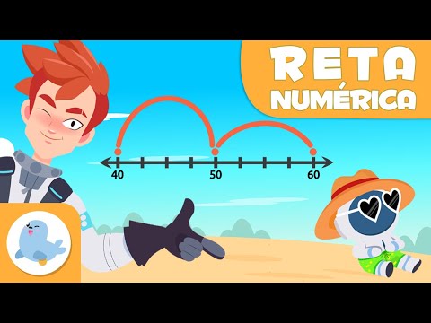 APRENDA a SUBTRAIR usando a RETA NUMÉRICA 🚀 Método divertido para crianças 🤩