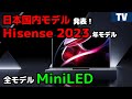 ハイセンス 全モデルMiniLED！ ハイエンド化が進む 2023年モデルテレビ