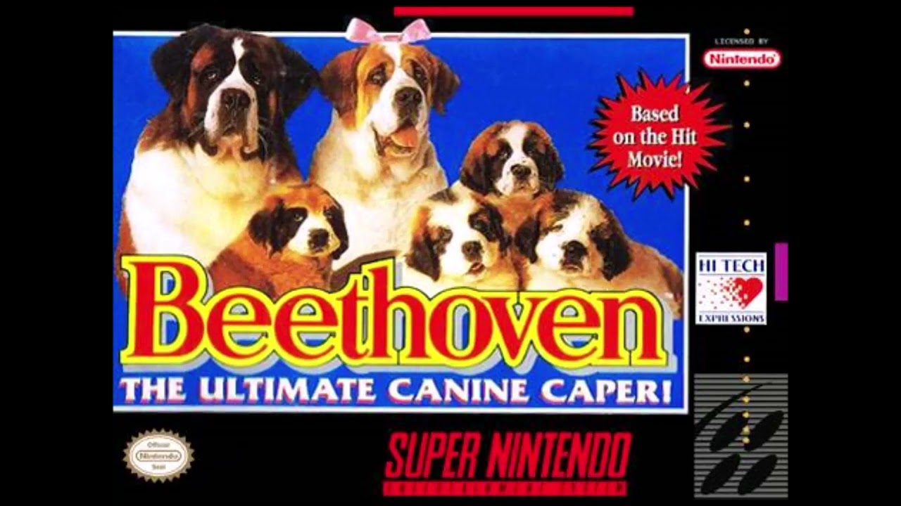 Beethoven 2nd - hi tech expressions logo - SNES