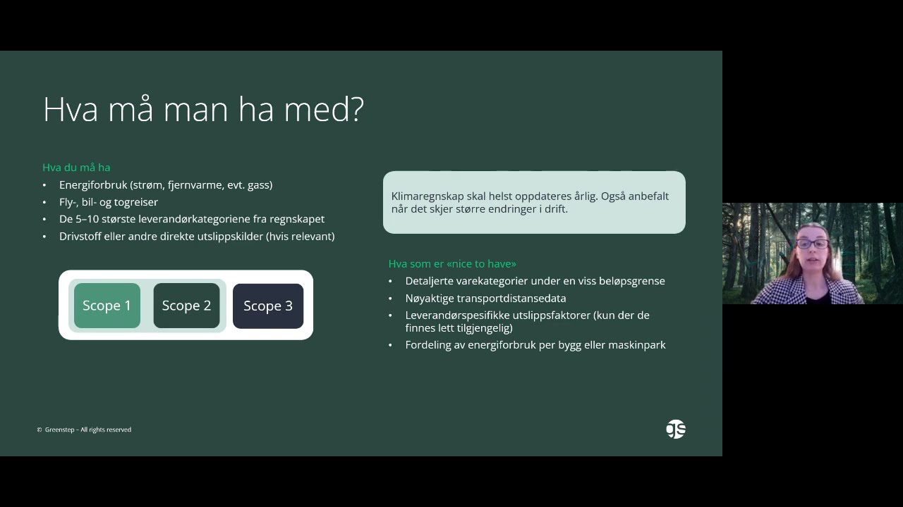 Opptak fra webinar: Kom i gang med klimaregnskap – slik bruker du bærekraft som konkurransefortrinn
