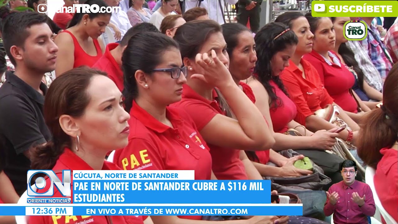 PAE en Norte de Santander cubre a 116 mil estudiantes - YouTube