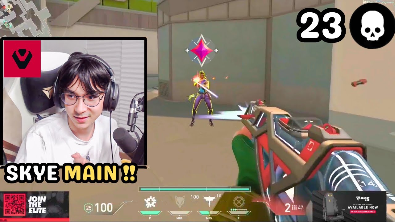 Sen Tenz Shows How To Play Skye In Immortal ranked ft.kyedae