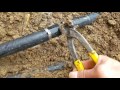 Sprinkler repair - crimp connector