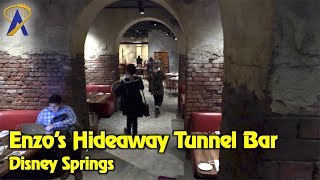 Enzo’s Hideaway Tunnel Bar tour at Disney Springs