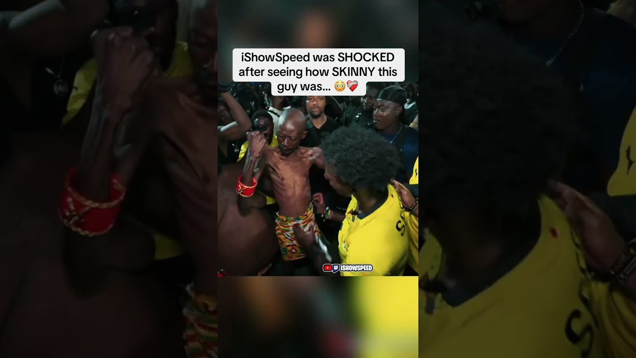 iShowSpeed ​​был ШОКИРОВАН, увидев, насколько худой этот парень… 😳❤️‍🩹 