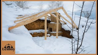 He began to build a dugout in the winter.  Alone by Lesnoy_Near the fire 217,691 views 1 year ago 24 minutes