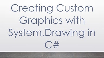 Creating Custom Graphics with System.Drawing in C#