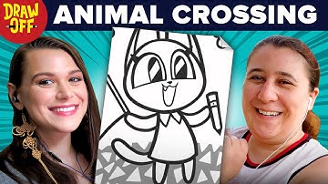 Animator vs. Cartoonist Draw Each Other As Animal Crossing Villagers • Draw-Off