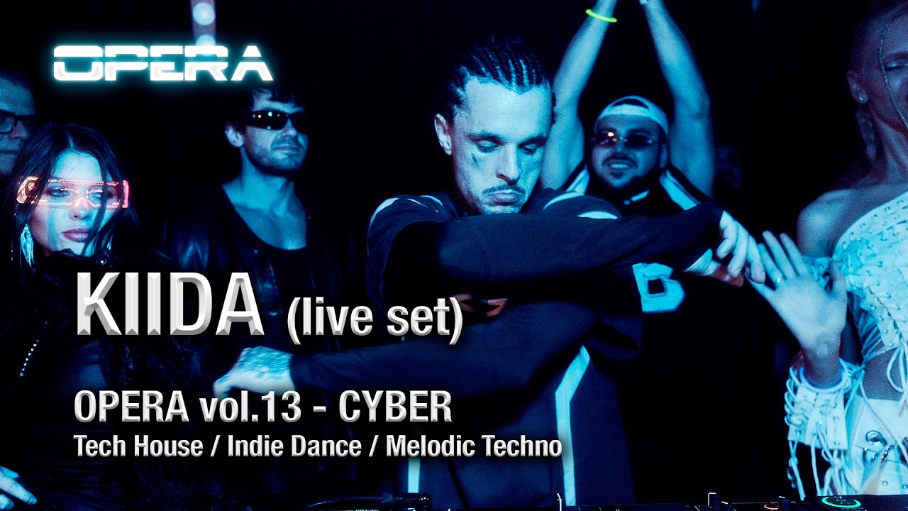 KIIDA LIVE @the_opera vol.13 - Cyber @ Treff8, Moscow, Russia, Tech house & Indie dance Set mix