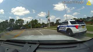 Orlando, Florida police officer pulled over for speeding by deputy