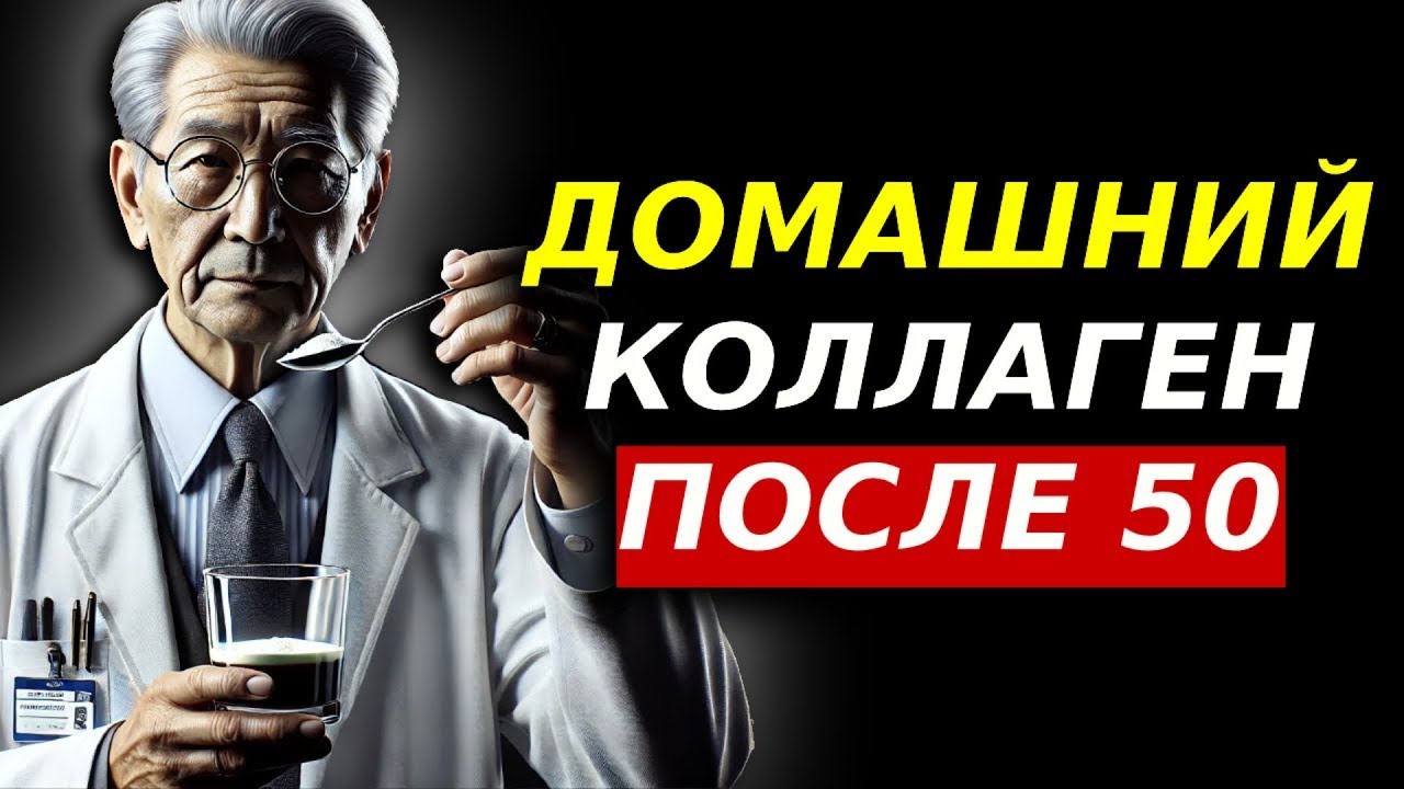 Домашний и дешёвый коллаген после 50, 60, 70 лет — для здоровья в старости!