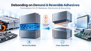 How to Formulate Debonding-on-Demand & Reversible Adhesive for EV Batteries, Electronics & Recycling