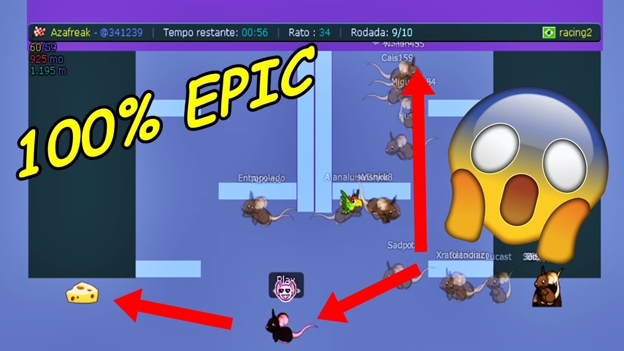 Transformice - RACING 100% (Epic Burlas, First's NASA/PRO, Fails)