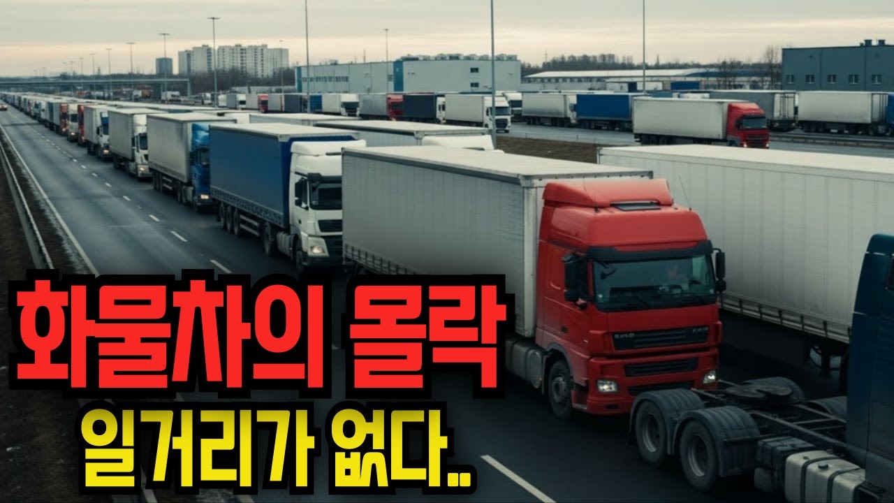 '이제 전부 망했습니다.' 전국에 일거리가 없다. 이제 뭐 먹고 사나... 화물차 지입기사의 몰락