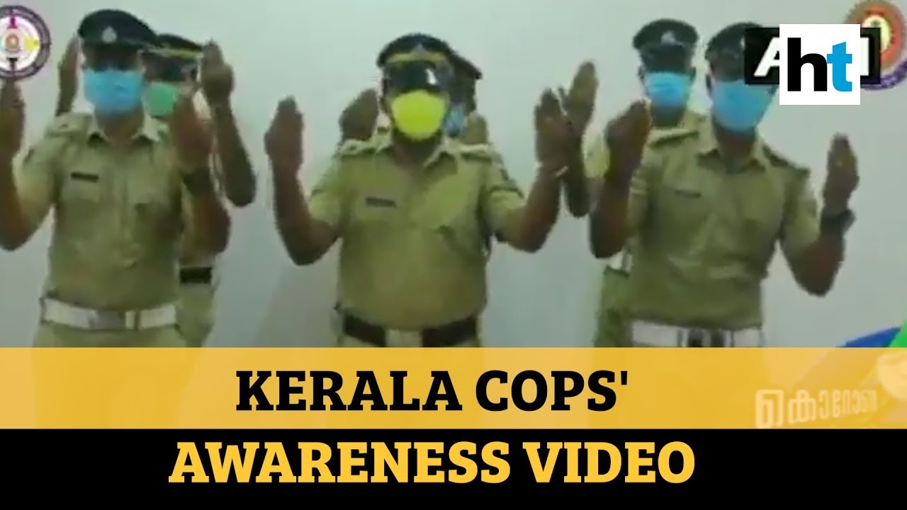 Coronavirus Kerala polices dance video to encourage hand washing goes viral