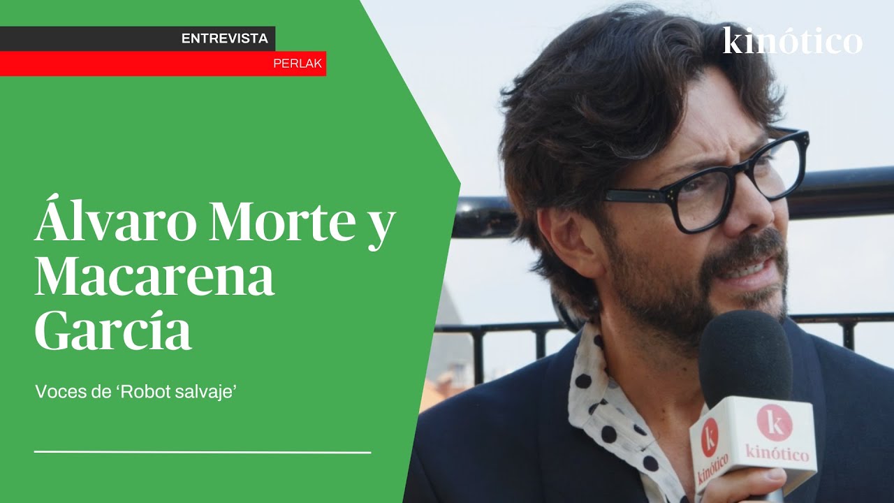 Entrevista con Álvaro Morte y Macarena García por 'Robot salvaje' #SSIFF72