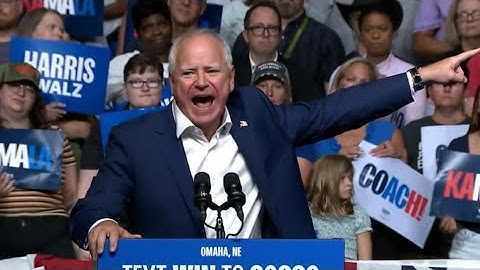 Gov. Tim Walz full speech at Nebraska campaign event (Aug. 17, 2024)