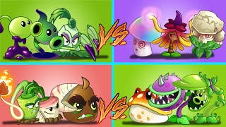 Plants Vs Zombies 2 Equipo Venenoso Vs Alcance Corto Vs Carnivoros Vs Magicos