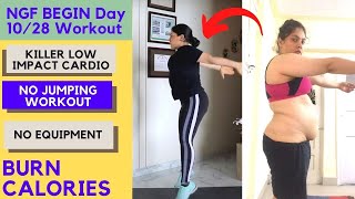 Killer Low Impact Cardio Workout For Beginners | HOME WORKOUT | No Equipment | No Jumping Workout