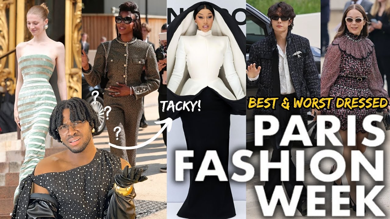 TOP BEST AND WORST DRESSED CELEBRITIES AT PARIS FASHION WEEK 2025! (Brutally Honest)