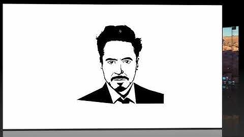 Draw Tony Stark with Python