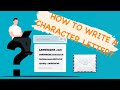 5 Tips on Writing Character Letters to Influence the Judge in a Criminal Case.