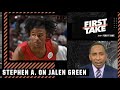Stephen A. is impressed with Jalen Green’s performance in NBA Summer League | First Take