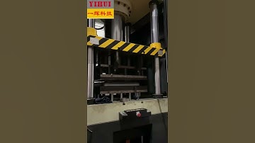 Yihui water tank deep stretching four column Hydraulic press machine