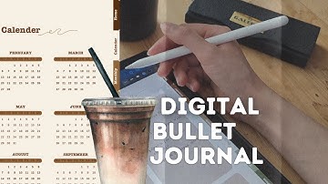 How to Create a DIGITAL BULLET JOURNAL step by step!📓☕