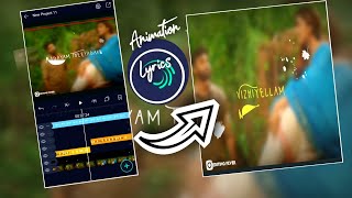 Alight motion lyric status animation video editing tutorial |trending
on