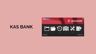 Kas Bank pada Accurate Accounting Software