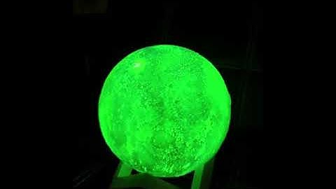 Beddinginn 3D Moon Lamp 16 Colors LED Kids  Night Lightwith with Touch & Remote Control