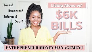 REAL Bills Budget & Expenses of a 6 Figure Entrepreneur | Self Employed Taxes by Jazz Nicole 3,994 views 1 year ago 35 minutes