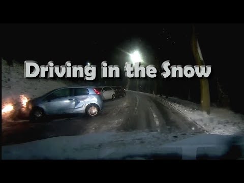 Snow Driving on Sheffield UK Roads - "Beast from the East" Car Accidents