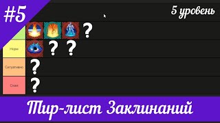 видео: Тир лист Заклинаний 5 го уровня Герои 5 картинка: Тир лист Заклинаний 5 го уровня Герои 5