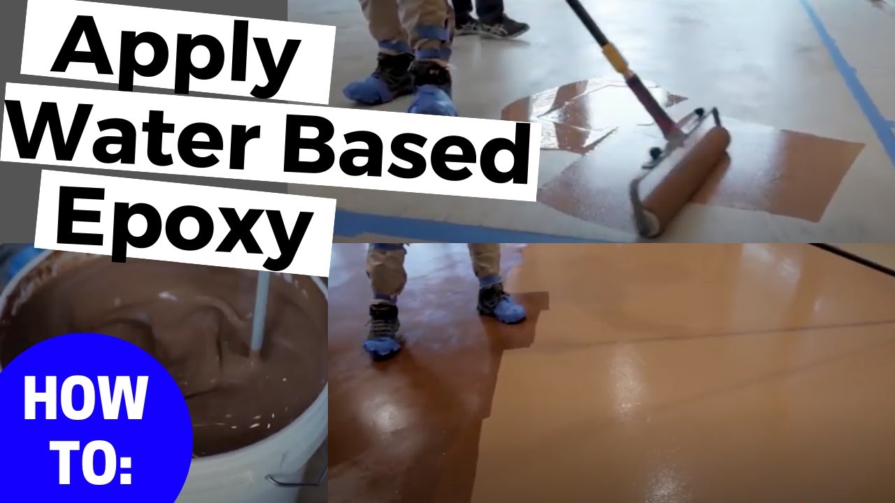 How To Apply Our EW2 Water Based Epoxy Classic Coating Systems YouTube