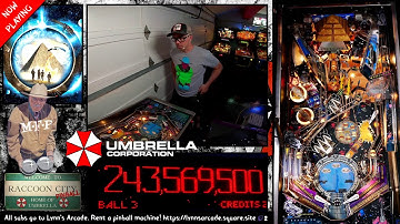 Gottlieb Stargate: Reaching Eye of RA at Raccoon City Pinball.