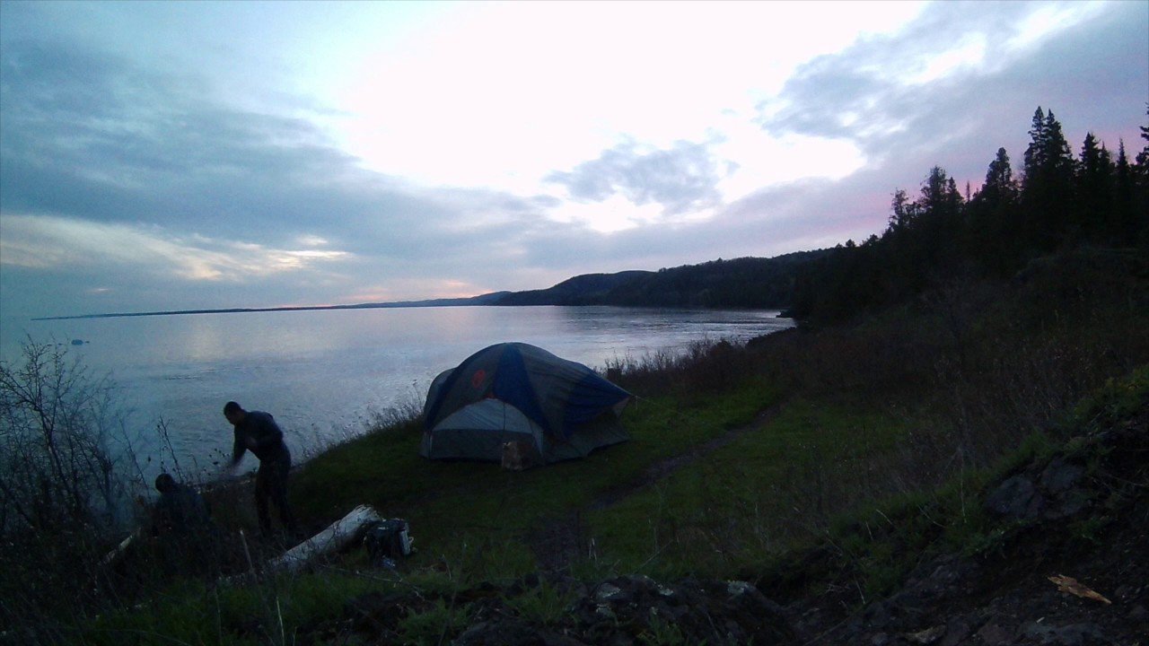 Camping Trip at the Montreal River Mouth 5/19/17 YouTube